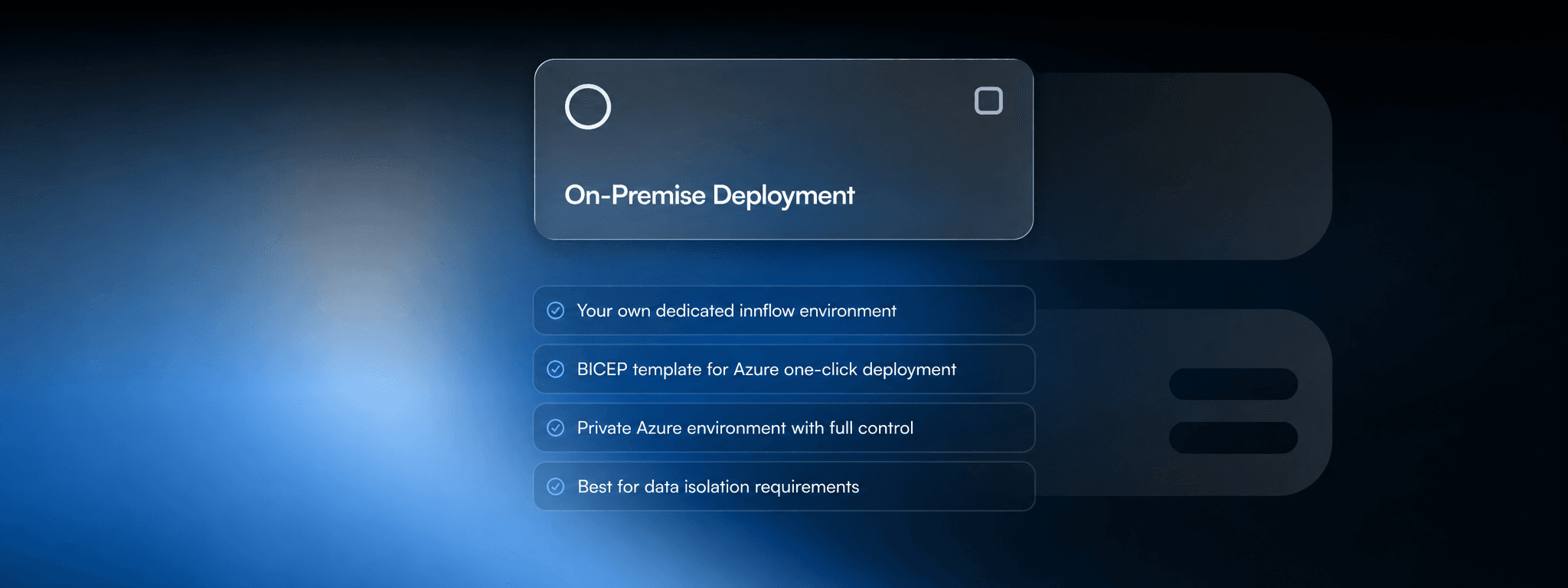 On-premise requirements interface illustration