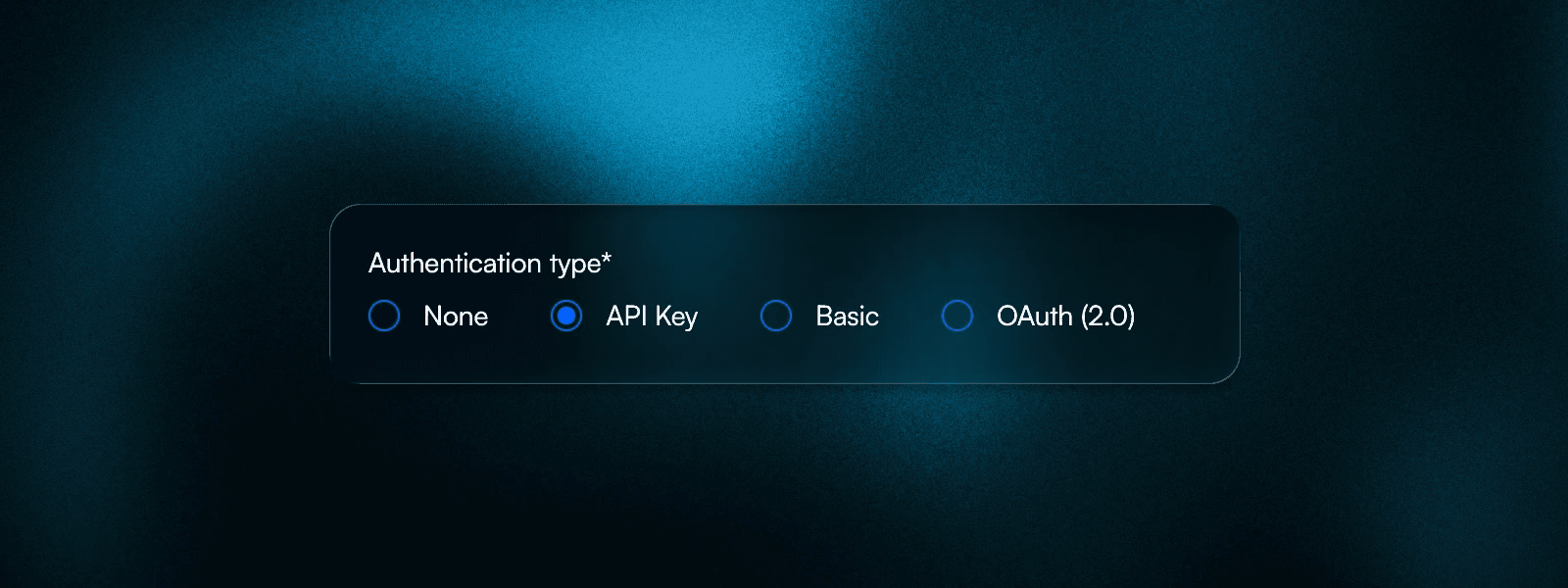 Authentication interface illustration